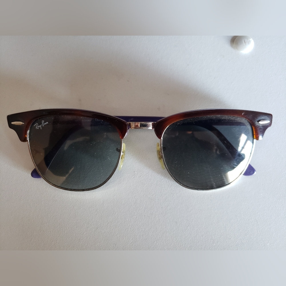Ray Ban Clubmaster Sunglasses Purple